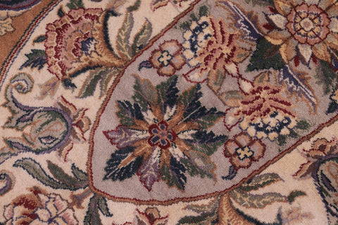 handmade Traditional Persian Lt. Gray Brown Hand Knotted RECTANGLE 100% WOOL area rug 9x12