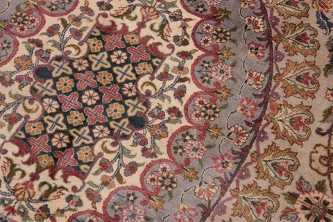 handmade Traditional Hussani Gray Drk.green Hand Knotted RECTANGLE 100% WOOL area rug 9x12