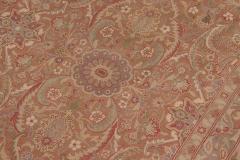 handmade Transitional Kafkaz Brown Lt. Tan Hand Knotted RECTANGLE 100% WOOL area rug 9x12