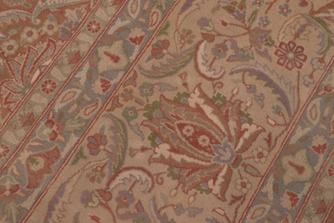 handmade Transitional Kafkaz Brown Lt. Tan Hand Knotted RECTANGLE 100% WOOL area rug 9x12