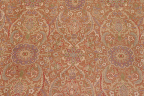 handmade Transitional Kafkaz Brown Lt. Tan Hand Knotted RECTANGLE 100% WOOL area rug 9x12