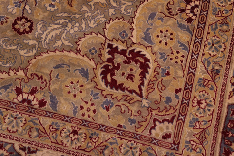 handmade Traditional  Lt. Green Lt. Green Hand Knotted RECTANGLE 100% WOOL area rug 9x12