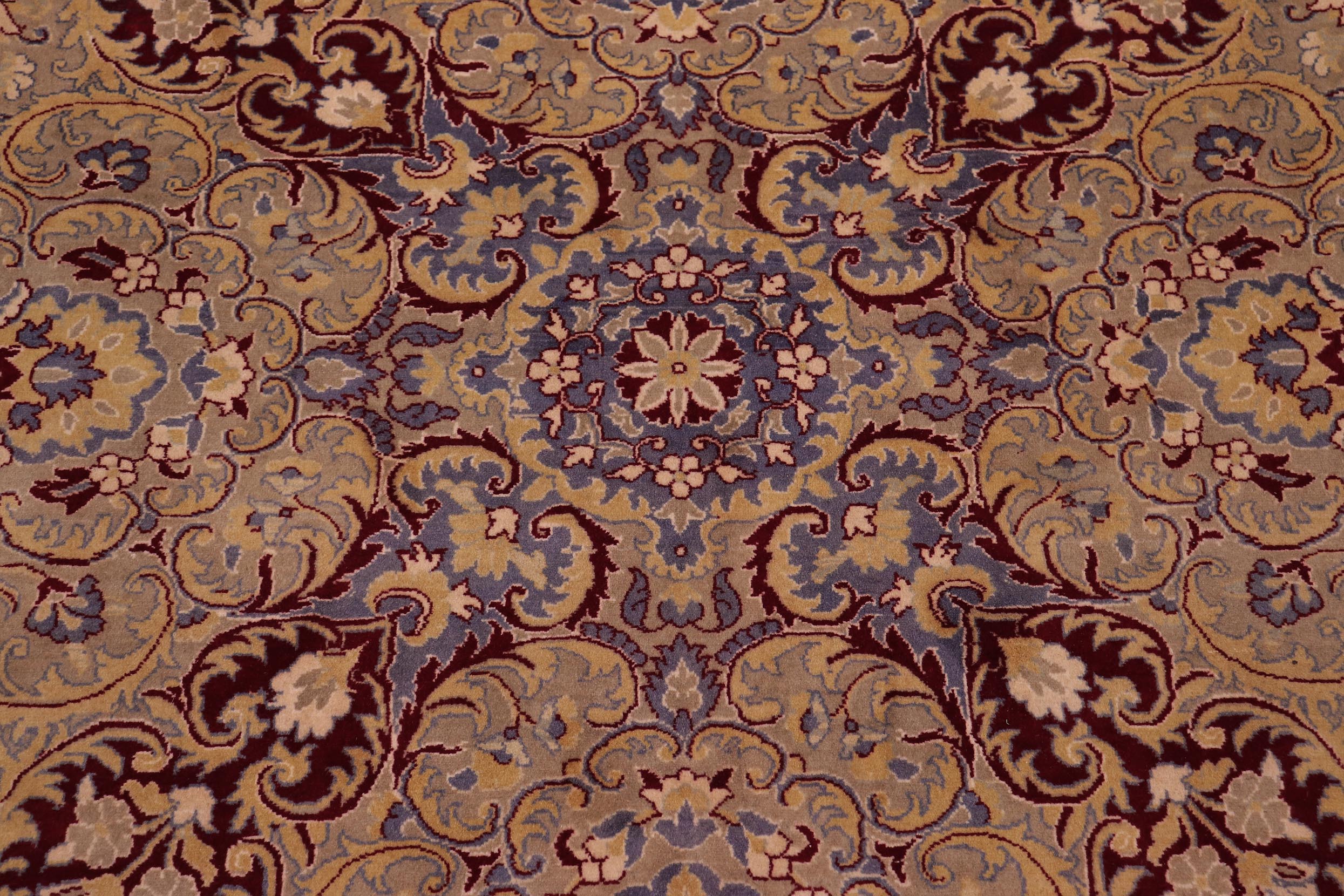 handmade Traditional  Lt. Green Lt. Green Hand Knotted RECTANGLE 100% WOOL area rug 9x12