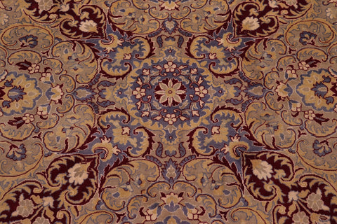 handmade Traditional  Lt. Green Lt. Green Hand Knotted RECTANGLE 100% WOOL area rug 9x12