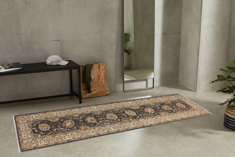handmade Traditional Kafkaz Gray Beige Hand Knotted RUNNER 100% WOOL area rug 3' x 11'