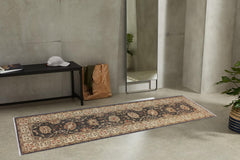 handmade Traditional Kafkaz Gray Beige Hand Knotted RUNNER 100% WOOL area rug 3' x 11'