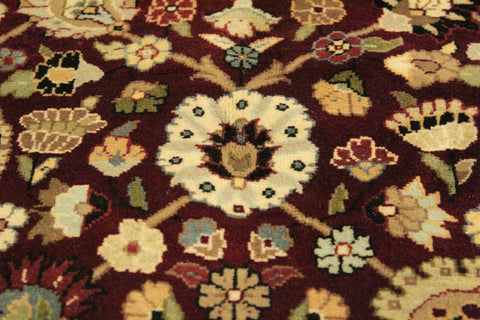 handmade Traditional Tabriz Red Gold Hand Knotted RECTANGLE 100% WOOL area rug 4x6