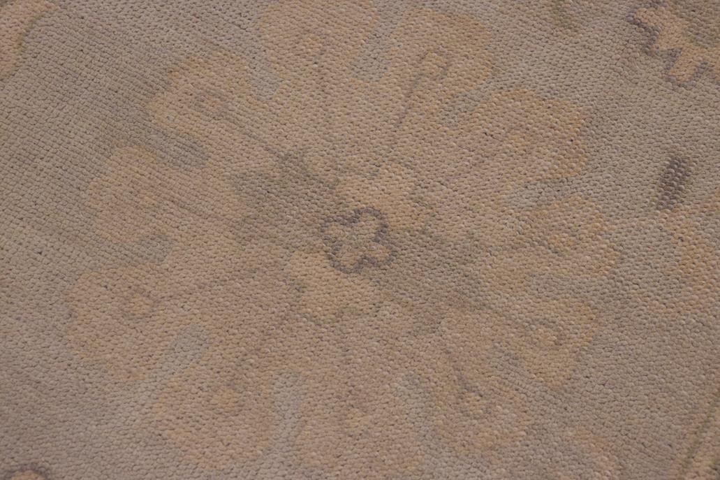handmade Traditional Ziegler Gray Beige Hand Knotted RECTANGLE 100% WOOL area rug 9x12
