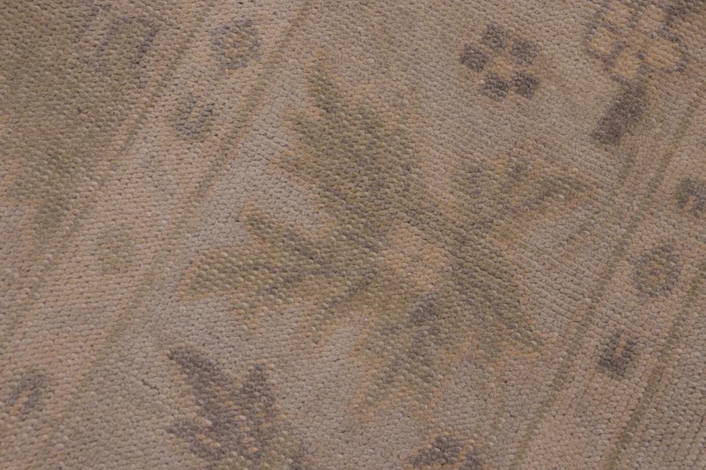 handmade Traditional Ziegler Gray Beige Hand Knotted RECTANGLE 100% WOOL area rug 9x12