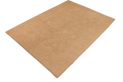 handmade Transitional Kafkaz Brown Tan Hand Knotted RECTANGLE 100% WOOL area rug 10 x 14