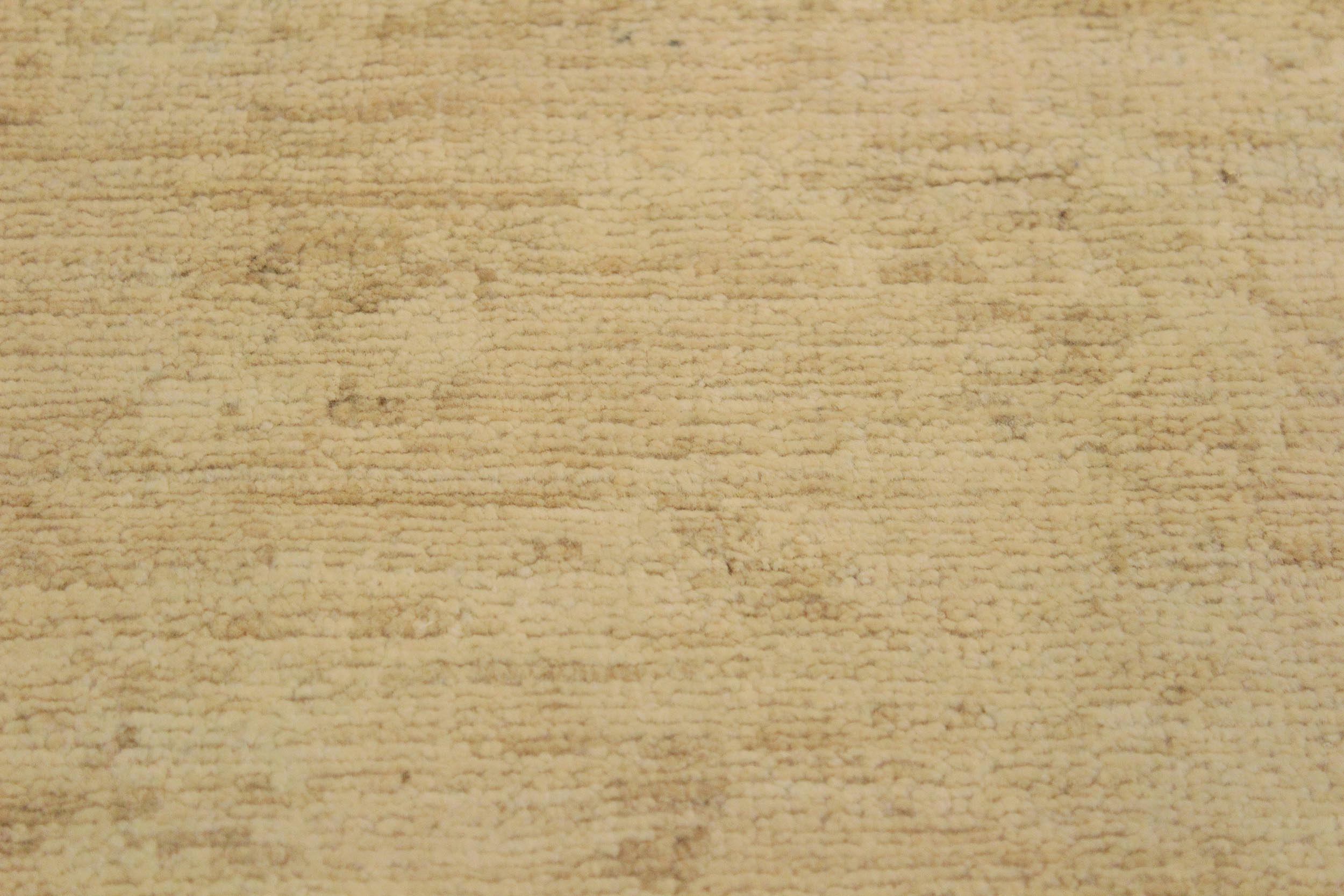 handmade Modern Kafkaz Lt. Tan Tan Hand Knotted RECTANGLE 100% WOOL area rug 10' x 14'