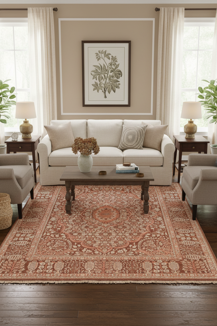 handmade Traditional Tajdar Brown Brown Hand Knotted RECTANGLE 100% WOOL area rug 8x10