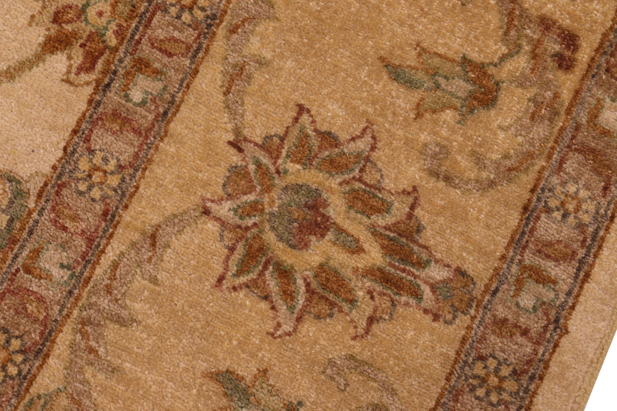 handmade Transitional Kafkaz Beige Beige Hand Knotted RECTANGLE 100% WOOL area rug 8' x 10'