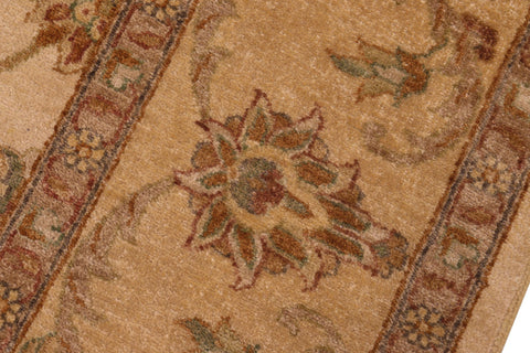 handmade Transitional Kafkaz Beige Beige Hand Knotted RECTANGLE 100% WOOL area rug 8' x 10'
