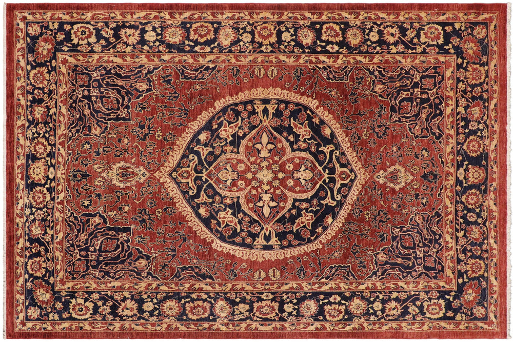 handmade Traditional Kafkaz Red  Hand Knotted RECTANGLE 100% WOOL area rug 9' x 12'