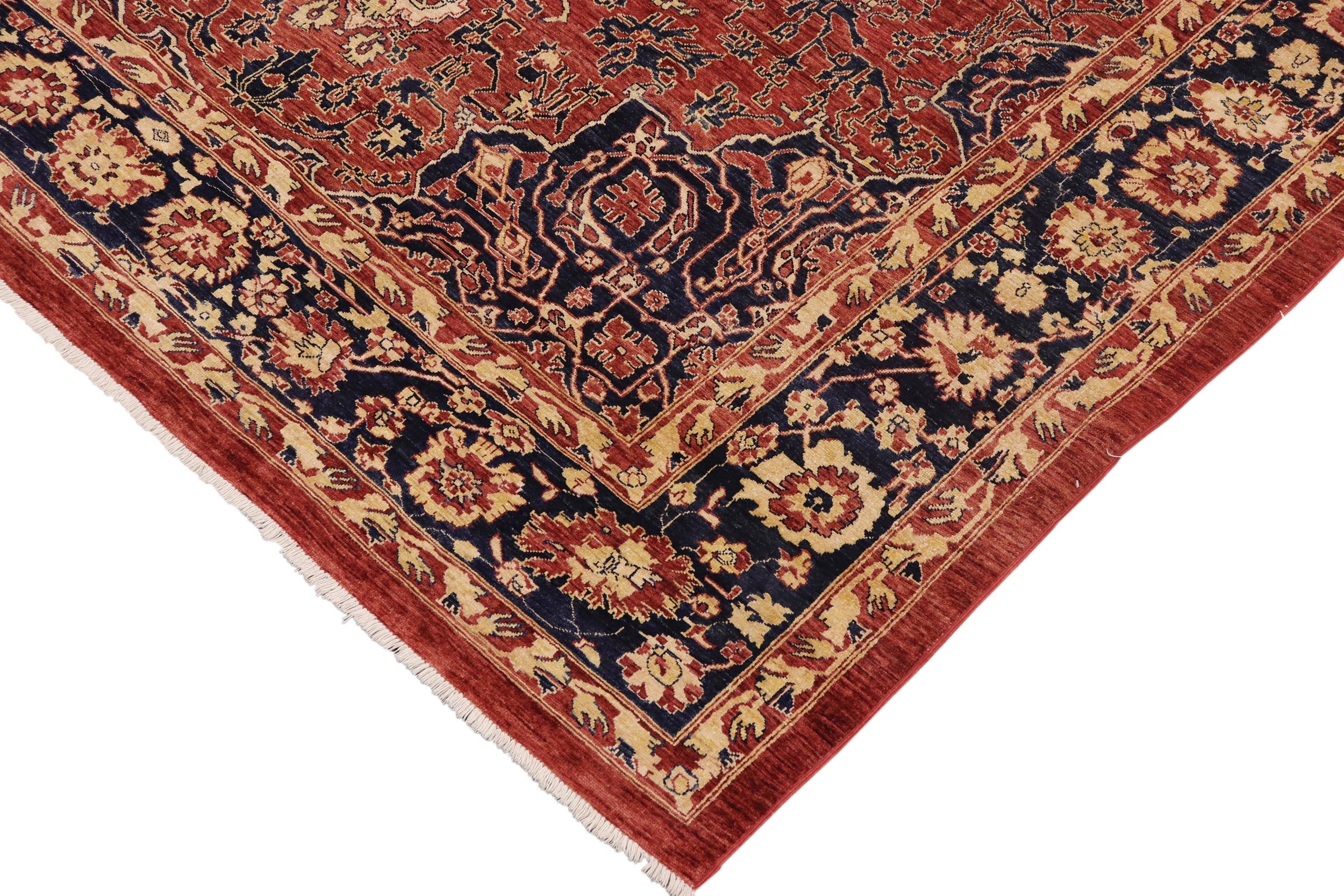 handmade Traditional Kafkaz Red  Hand Knotted RECTANGLE 100% WOOL area rug 9' x 12'