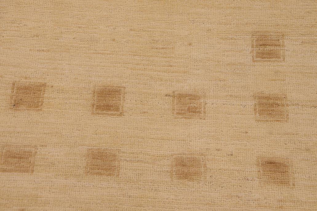 handmade Modern Kafkaz Beige Tan Hand Knotted RECTANGLE 100% WOOL area rug 9 x 12