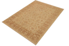 handmade Traditional Kafkaz Beige Brown Hand Knotted RECTANGLE 100% WOOL area rug 9 x 12