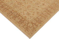 handmade Traditional Kafkaz Beige Brown Hand Knotted RECTANGLE 100% WOOL area rug 9 x 12