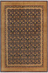 handmade Transitional Kafkaz Blue Green Hand Knotted RECTANGLE 100% WOOL area rug 9 x 12