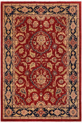 handmade Traditional Kafkaz Red Blue Hand Knotted RECTANGLE 100% WOOL area rug 9 x 12