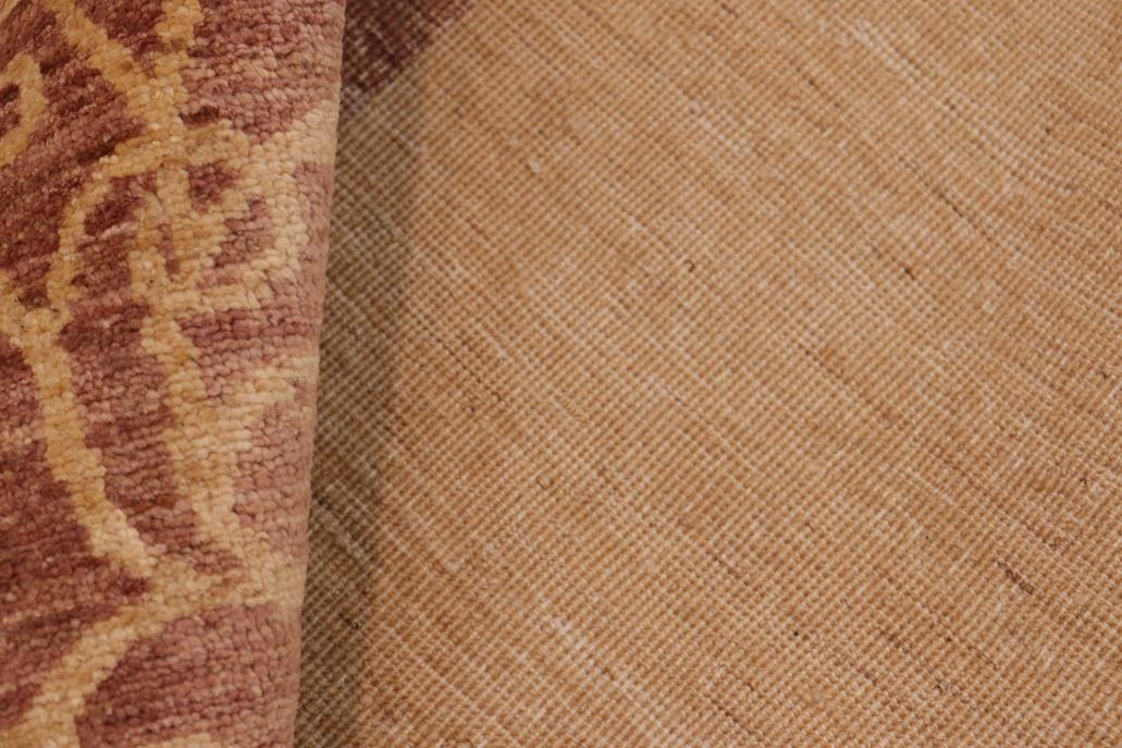 handmade Modern Kafkaz Tan Brown Hand Knotted RECTANGLE 100% WOOL area rug 8 x 10