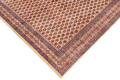 Vintage Shirwan Sacha Beige/Blue Wool Rug - 7'3''X10'2''