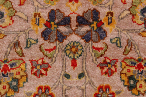 handmade Transitional Design Lt. Gray Lt. Green Hand Knotted RECTANGLE 100% WOOL area rug 9' x 12'