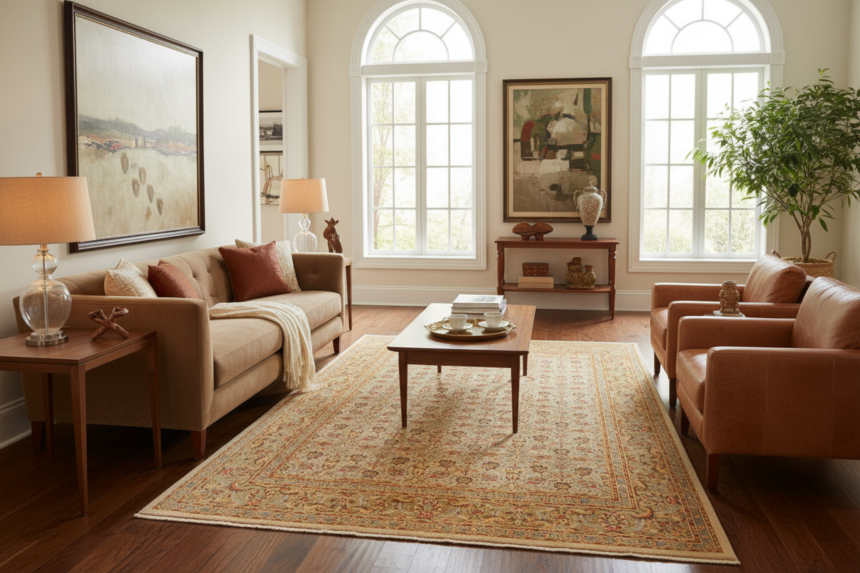 handmade Transitional  Lt. Gray Lt. Green Hand Knotted RECTANGLE 100% WOOL area rug 9' x 12'