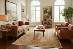 handmade Transitional  Lt. Gray Lt. Green Hand Knotted RECTANGLE 100% WOOL area rug 9' x 12'