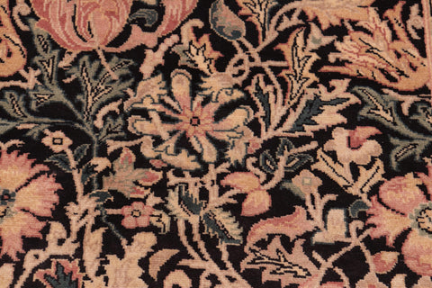 handmade Transitional Gulshan Black Red Hand Knotted RECTANGLE 100% WOOL area rug 8x10