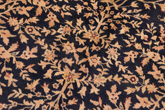 Semi-Antique Mirella Blue/Tan Wool Rug - 8'3'' x 10'2''