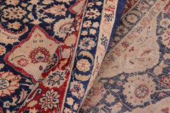 Vintage Persian Sultanabad Michael Blue/Blue Wool Rug - 8'3'' x 10'6''