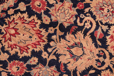 handmade Transitional Anmol Agra Blue Red Hand Knotted RECTANGLE 100% WOOL area rug 8 x 10