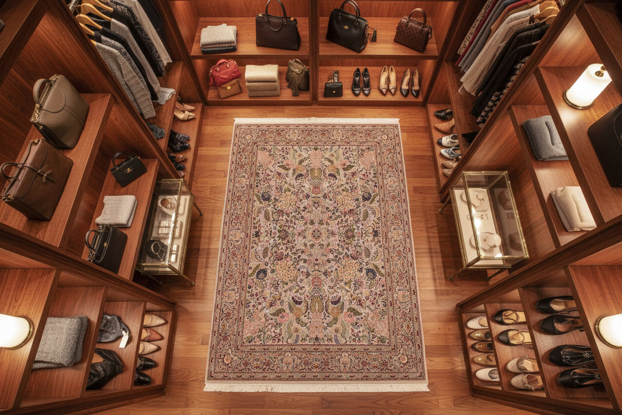 handmade Traditional Nagi Lt. Gray Lt. Gray Hand Knotted RECTANGLE 100% WOOL area rug 9x12