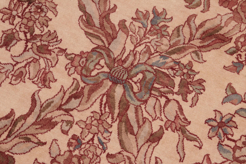 handmade Transitional Basan Beige Brown Hand Knotted RECTANGLE 100% WOOL area rug 8x10
