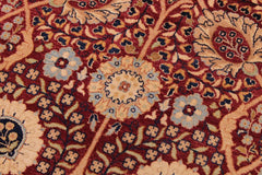 Vintage Persian Tabriz Chang Drk. Red/Drk. Red Wool Rug - 9'0'' x 12'8''