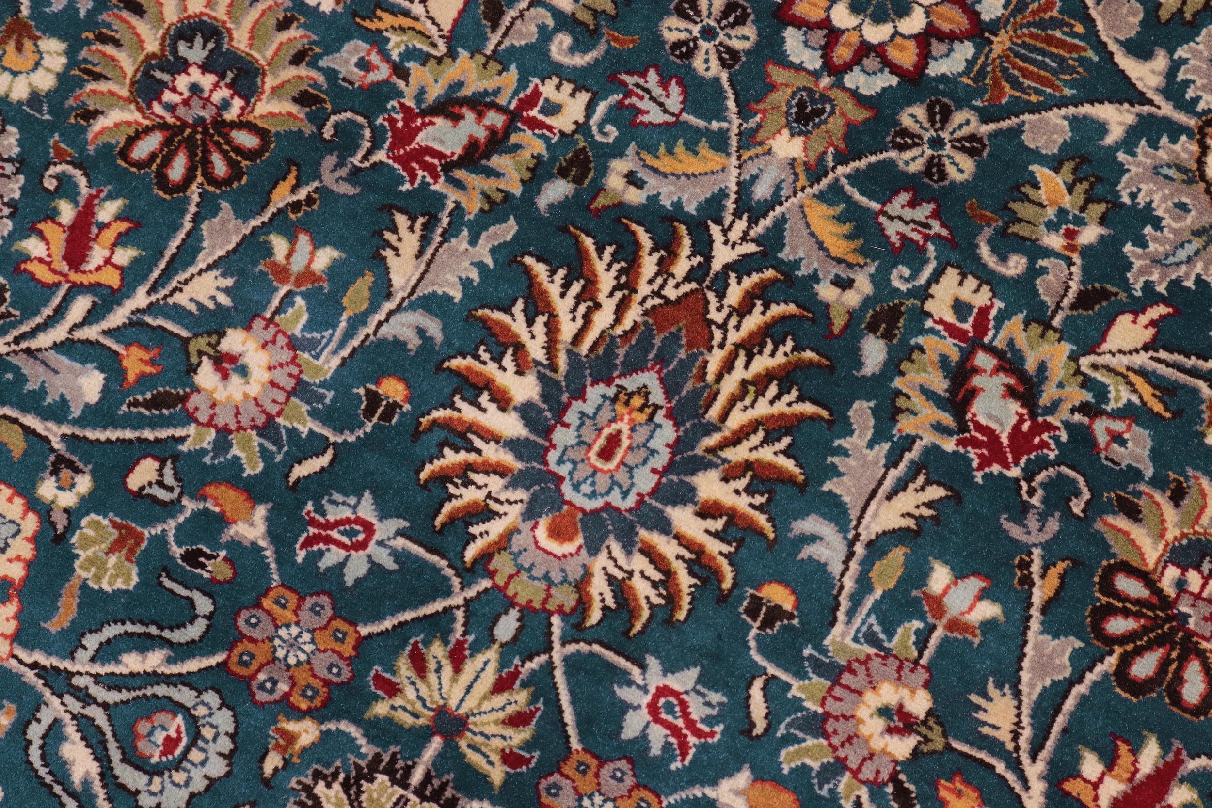 handmade Transitional New Asif Lt. Blue Lt. Blue Hand Knotted RECTANGLE 100% WOOL area rug 10x14