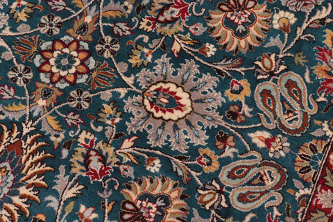 handmade Transitional New Asif Lt. Blue Lt. Blue Hand Knotted RECTANGLE 100% WOOL area rug 10x14