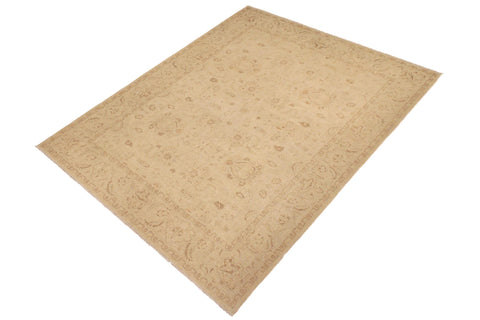 handmade Traditional Kafkaz Beige Brown Hand Knotted RECTANGLE 100% WOOL area rug 9x12