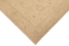handmade Traditional Kafkaz Beige Brown Hand Knotted RECTANGLE 100% WOOL area rug 9x12