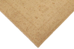 handmade Traditional Kafkaz Beige Brown Hand Knotted RECTANGLE 100% WOOL area rug 9 x 12