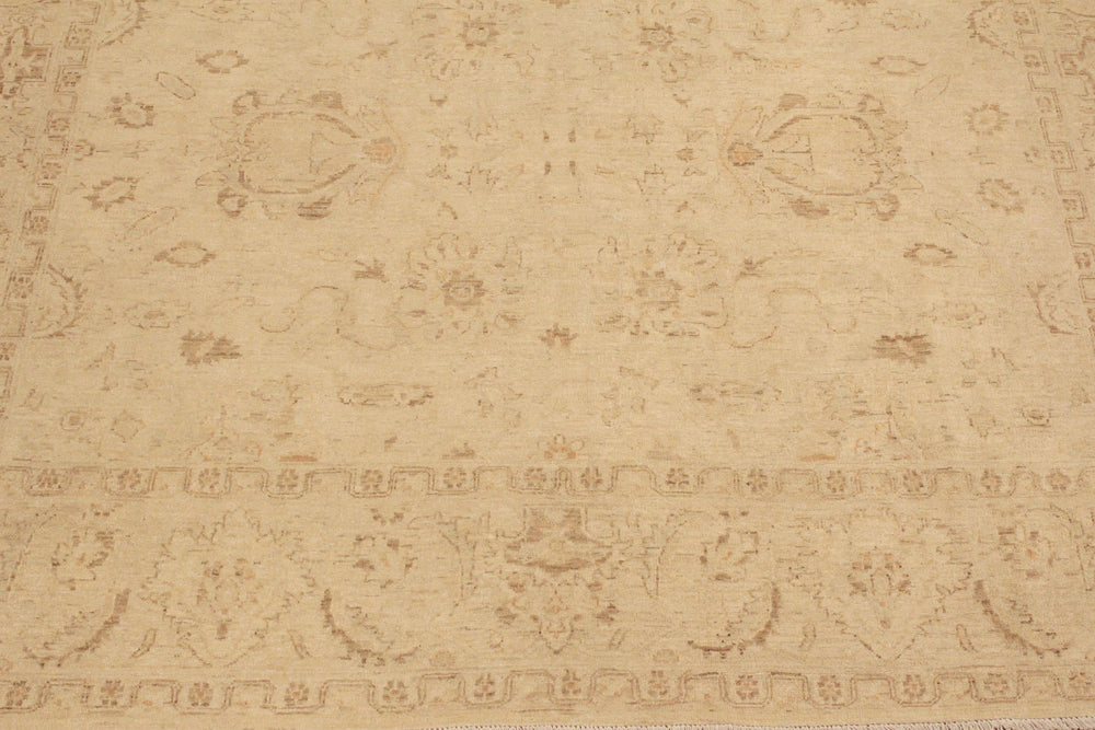 handmade Traditional Kafkaz Beige Brown Hand Knotted RECTANGLE 100% WOOL area rug 9x12