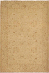 handmade Traditional Kafkaz Beige Brown Hand Knotted RECTANGLE 100% WOOL area rug 9 x 12