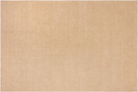 Eclectic Ziegler Katelynn Tan/Brown Wool Rug - 9'11'' x 13'8''