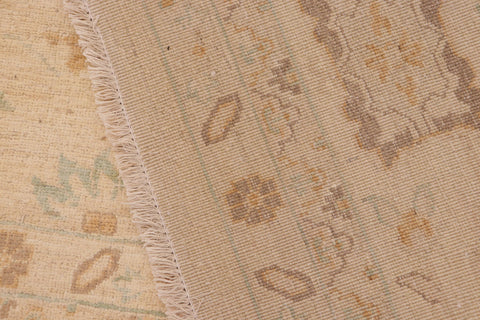 handmade Traditional Kafkaz Tan Brown Hand Knotted RECTANGLE 100% WOOL area rug 10x14