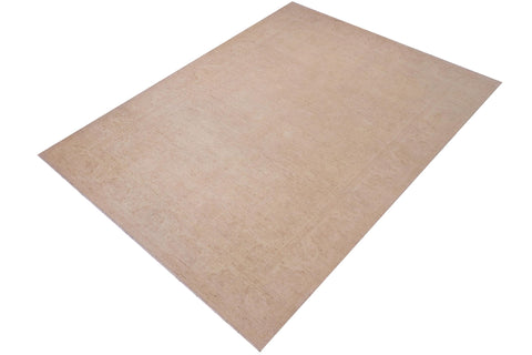 handmade Traditional Kafkaz Tan Lt. Tan Hand Knotted RECTANGLE 100% WOOL area rug 10x14