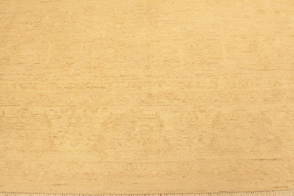 handmade Modern Kafkaz Tan Lt. Tan Hand Knotted RECTANGLE 100% WOOL area rug 10 x 14