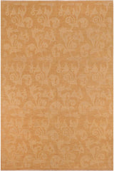 handmade Transitional Kafkaz Brown Tan Hand Knotted RECTANGLE 100% WOOL area rug 10 x 14