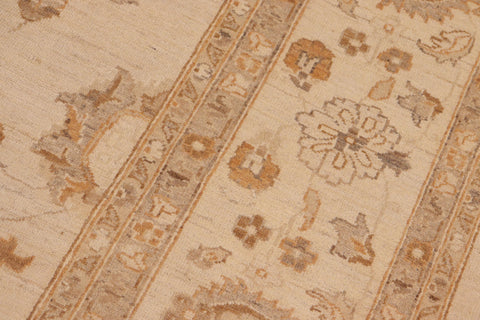 handmade Traditional Kafkaz Tan Brown Hand Knotted RECTANGLE 100% WOOL area rug 10x14